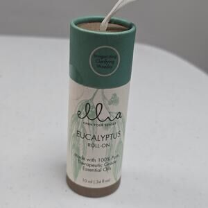 Ellia Eucalyptus Essential Oil Roll On 100% Pure Therapeutic Grade New Woodsy